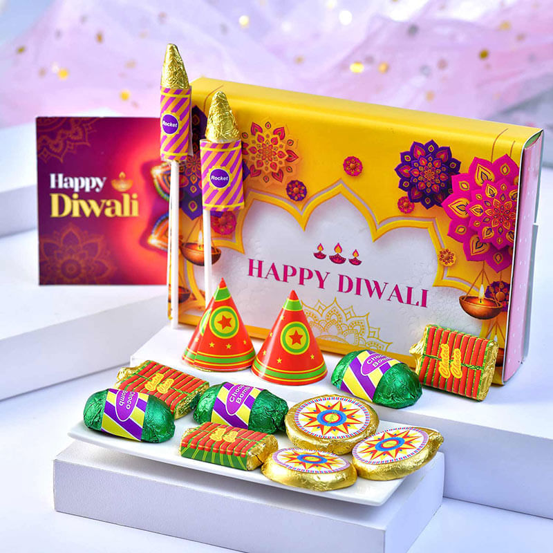 Cracker Chocolates Diwali Gift Box