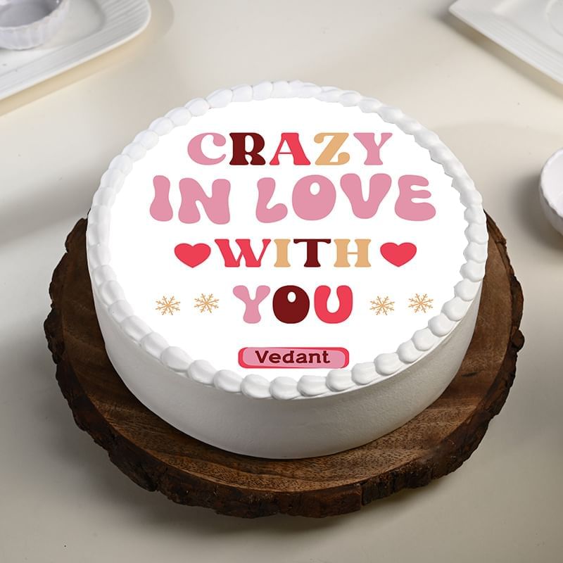 Crazy In Love Valentine Cake