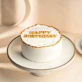 Buy Classic Happy Birthday Vanilla Cake