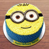 Creamy Minion Mania Cake, Kids Birthday Cake Online