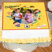 Childrens Day Photo Cake