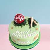 Cricket Field Birthday Cake