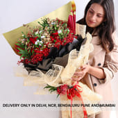 Crimson Whispers Bouquet