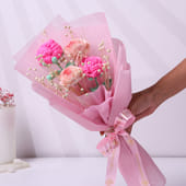 Crochet Blush Meadow Bouquet