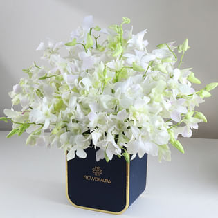 Crown Of White Orchids