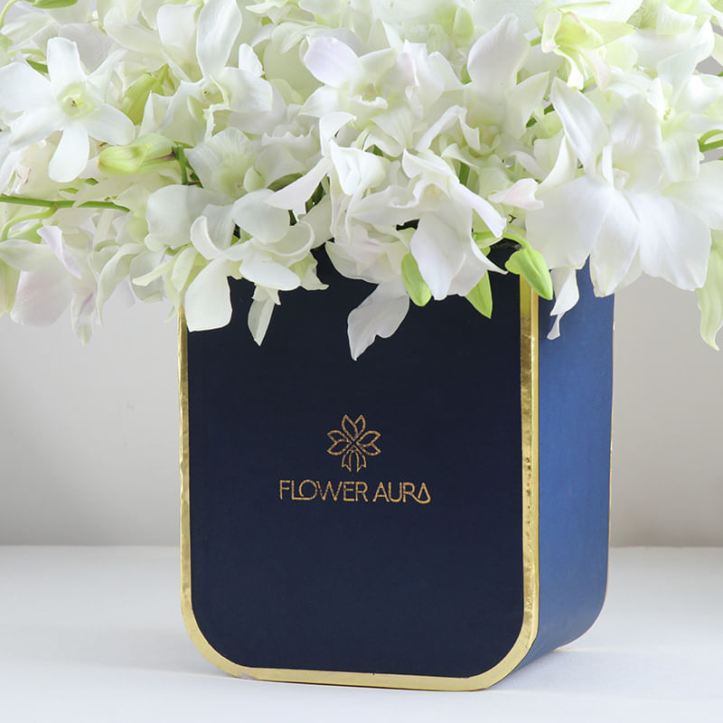 Crown Of White Orchids