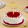 Crumbled Red Velvet Anniversary Cake