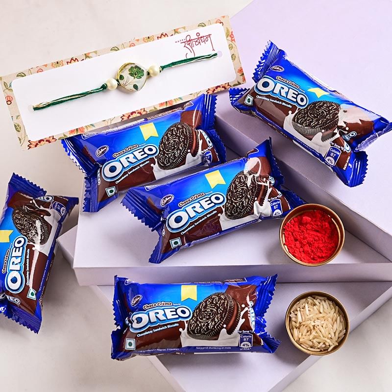 Crumbly Biscuits N Fancy Rakhi