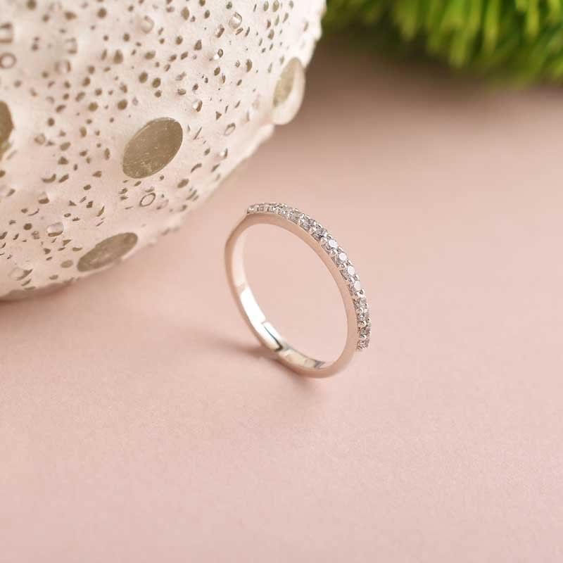 Cubic Silver Ring for her