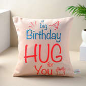 Cuddly Birthday Hug Cushion