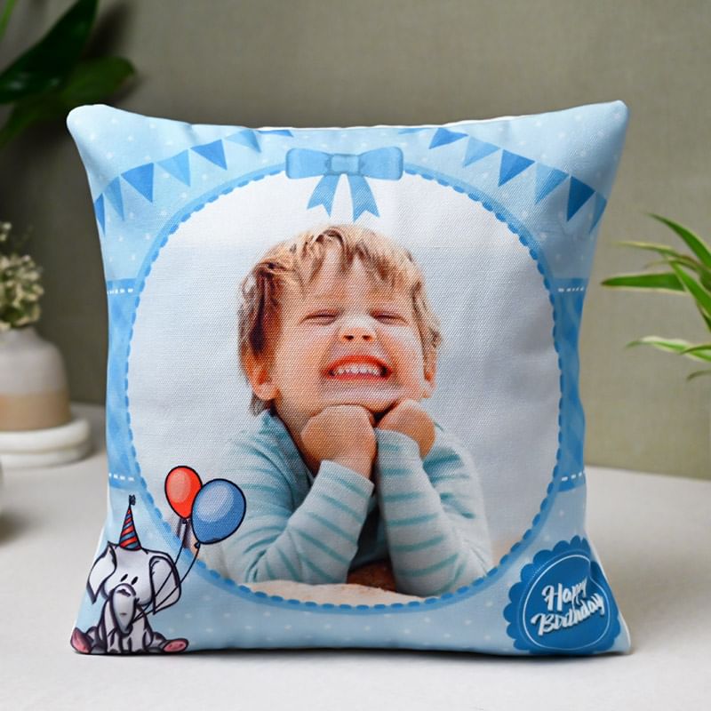Kid's Birthday Photo Cushions