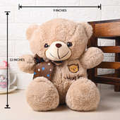 Order Cuddly Cushy Teddy Big 12 Inch for Teddy Day