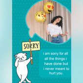Personalised Apology E Card