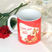 Custom Bear Love Mug Gift for Teddy Day