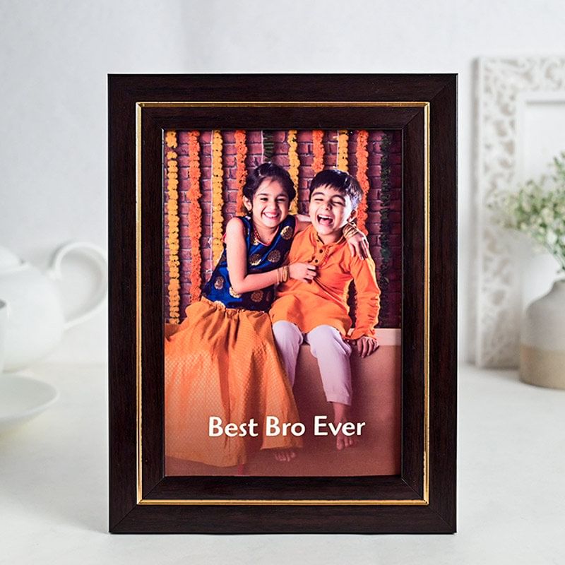 Send Custom Classic Photo Frame in India - Personalised Rakhi Online