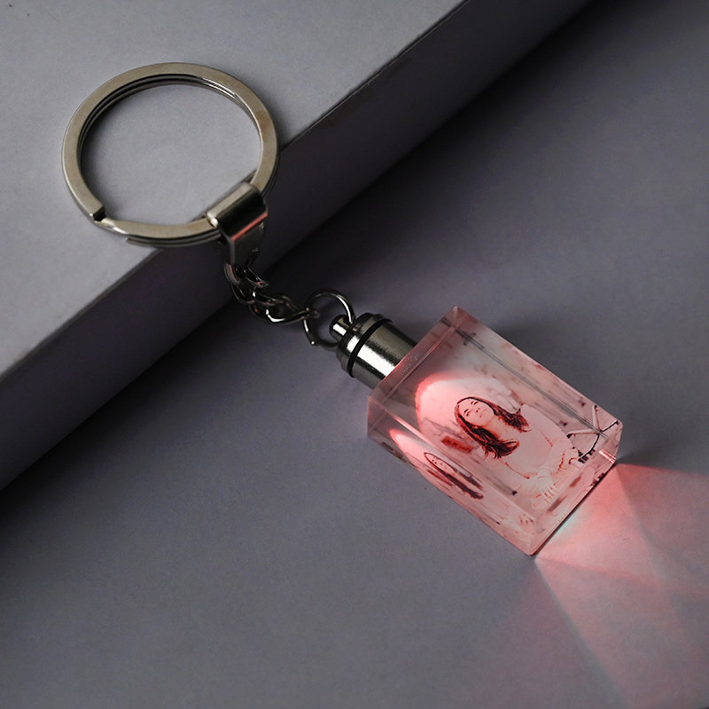 LED Crystal Keychain