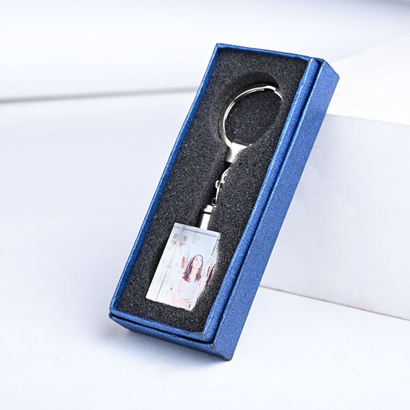 Packaging View of Custom Crystal Key Chain