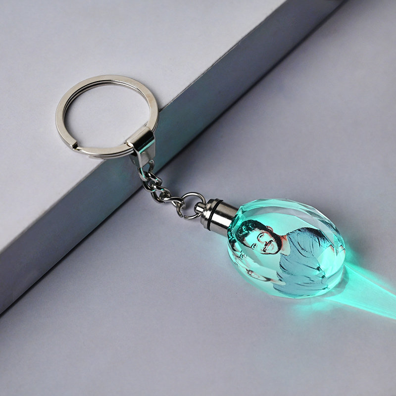 Radiating Picture Keychain