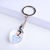Radiating Picture Keychain: Bhai Dooj Gift for Brother