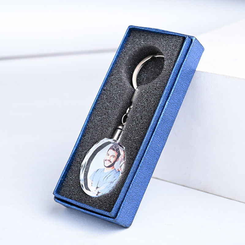 Radiating Picture Keychain: Bhai Dooj Gift for Brother