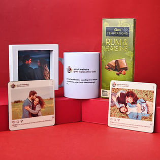 front view of Custom Love hamper