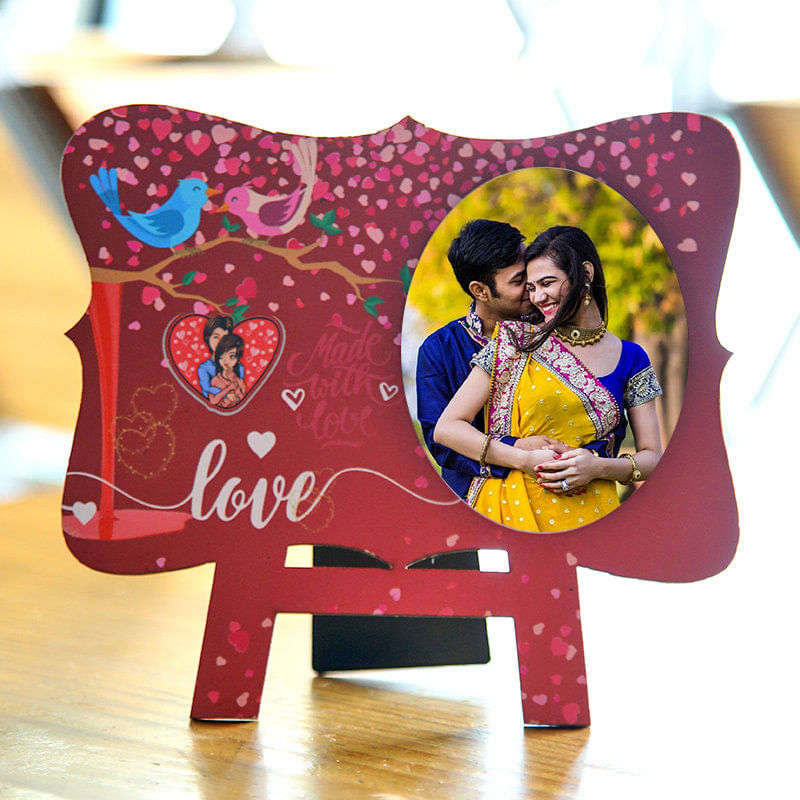 Custom Love Table Top:Personalised photo frame gifts