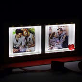 Custom Magic Mirror:personalized picture frames for couples