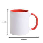 Measurement of Custom Merry Christmas Mug