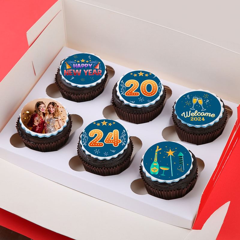 Best Cake For New Year Custom Cupcake Set 
