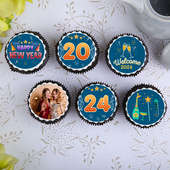 Best Cake For New Year Custom Cupcake Set 