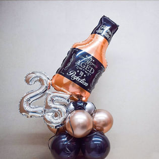 Custom Number Balloon Bouquet