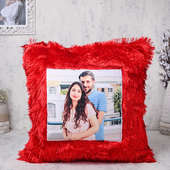Personalised Love Red Pillow
