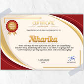 Personallised Certificate for Her