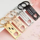 Custom Spotify Love Song Keychain