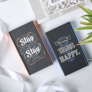 Black Hardbound Notebook