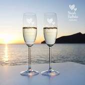 Personalised Champagne Glasses 