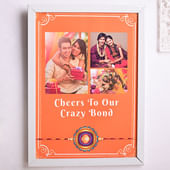 Send Customised Collage Photo Frame in India - Personalised Rakhi Online