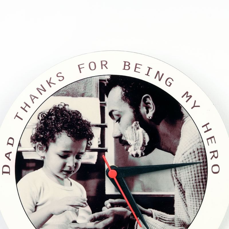 Customised Dad Clock for Fathers Day
