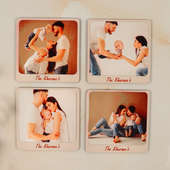 Customised Family Coasters - A Perfect Personalised Mothers Day Gift