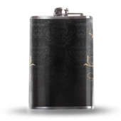 Stainless steel personalised hip flask - Fathers Day