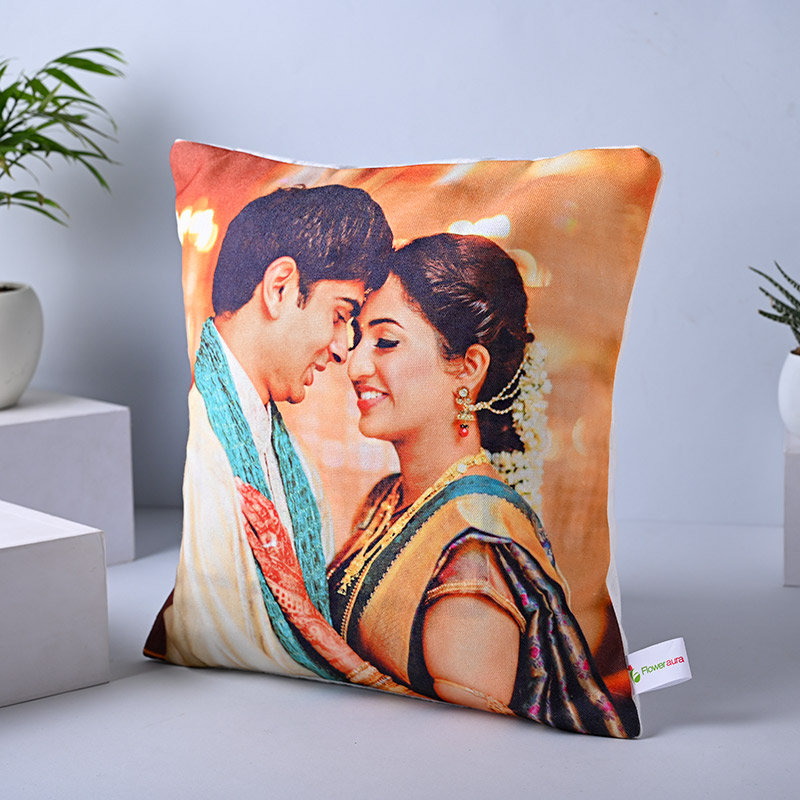 Side Look of Radiant Memories LED Cushion