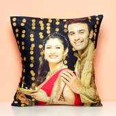 Customised Love Cushion - Personalised LED Cushion Day