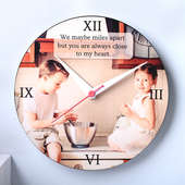 Customised Round Wall Clock