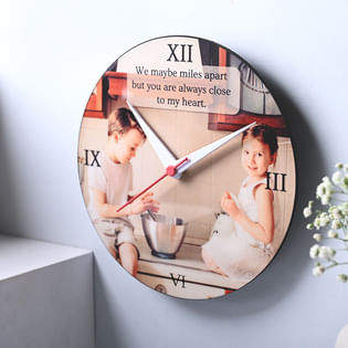 Personalized Photo Wall Clock