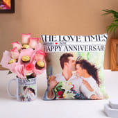 Personalised Anniversary Gift Combo
