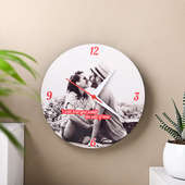 Wall Clock with Photo Frame