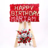 Personalised Blossoms Birthday Stand