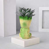 Send Cute Artificial Succulent in Groot Vase Online 
