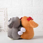 Cute Couple Puppies Small 5 Inch soft toy for valentine