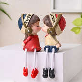 Order Cute Couple Showpiece N Dragees For Valentines Day